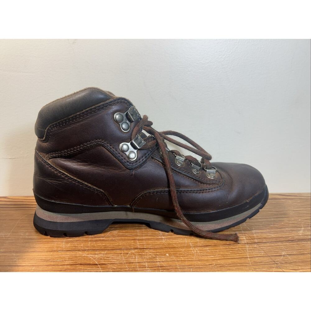 Timberland Euro Hiker Womens Size 8.5M Brown Outdoor Hiking Leather Boots 95310 - Picture 6 of 10